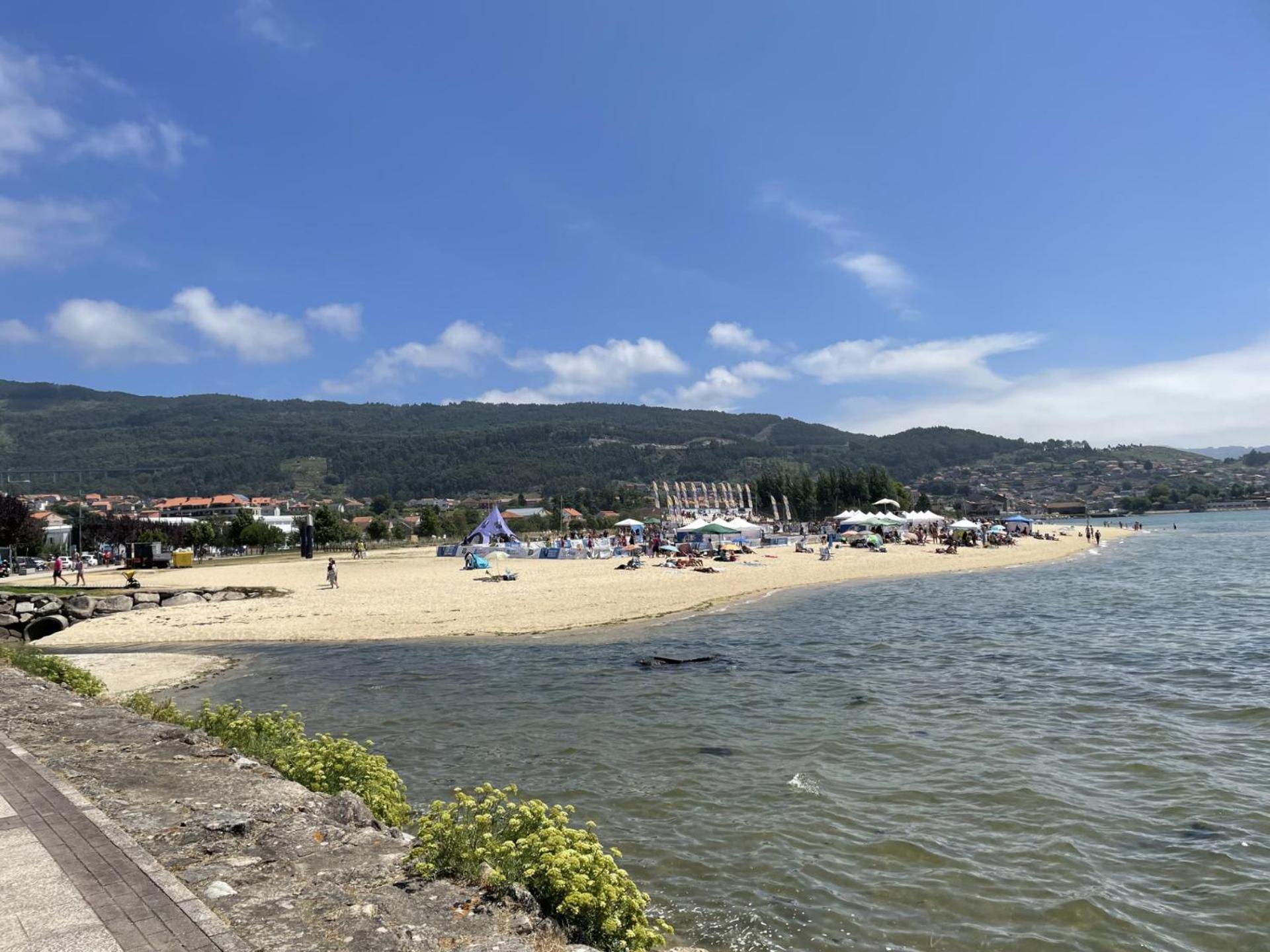Ferienwohnung Atico Deluxe Muy Cerca De La Playa, Parking Gratis Moaña Exterior foto